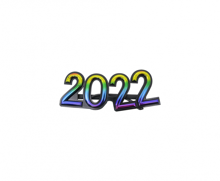 LENTE PLASTICO “2022” COLOR