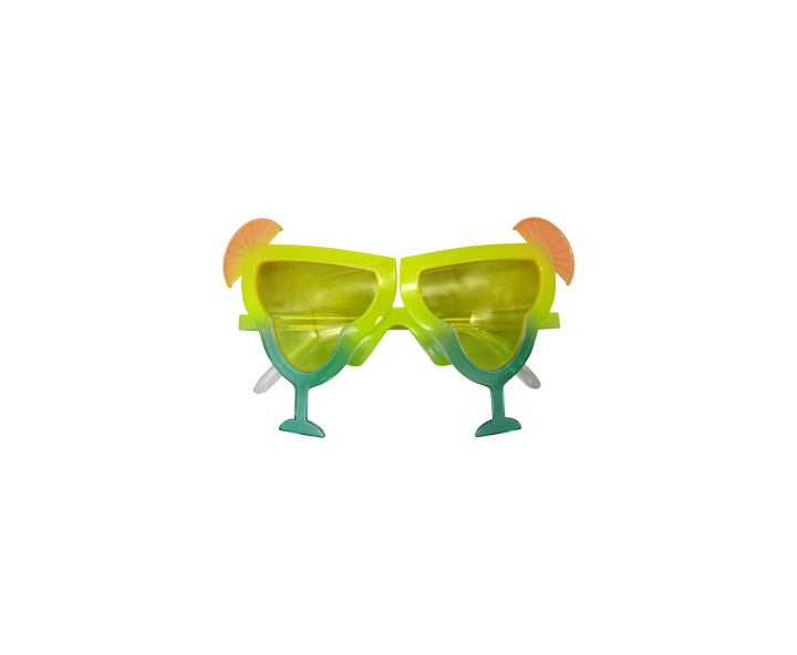 LENTE PLASTICO COPA TRAGO AMARILLO