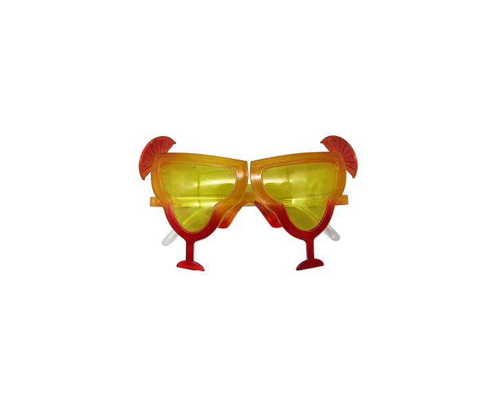 LENTE PLASTICO COPA TRAGO NARANJA