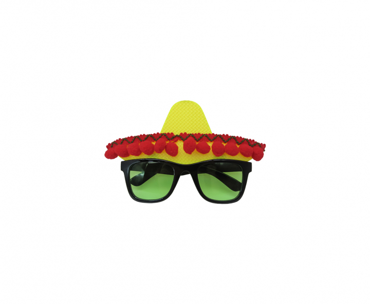 LENTE PLASTICO CHARRO AMARILLO