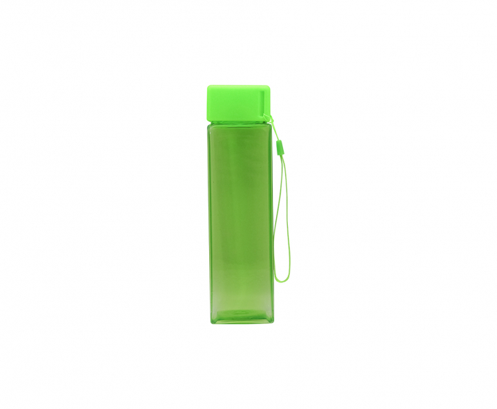 HOPPY CUADRADO (500ML) TRANSP./VERDE LIMON