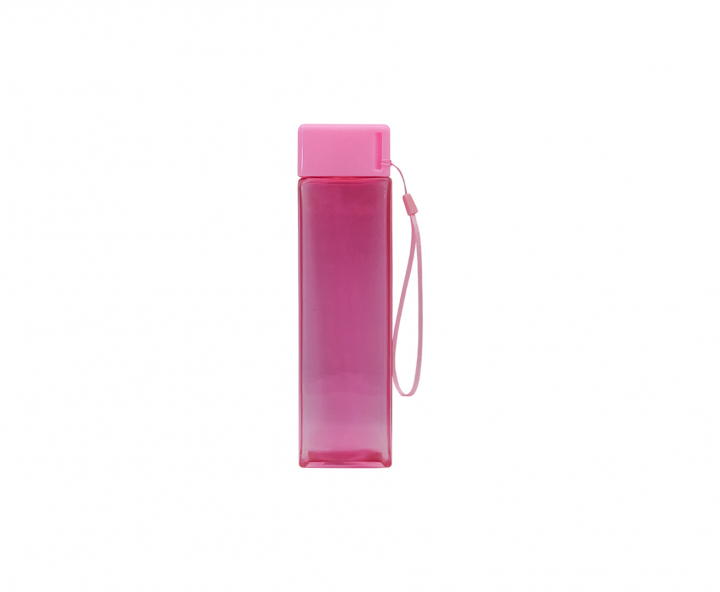 HOPPY CUADRADO (500ML) TRANSP./ROSADO