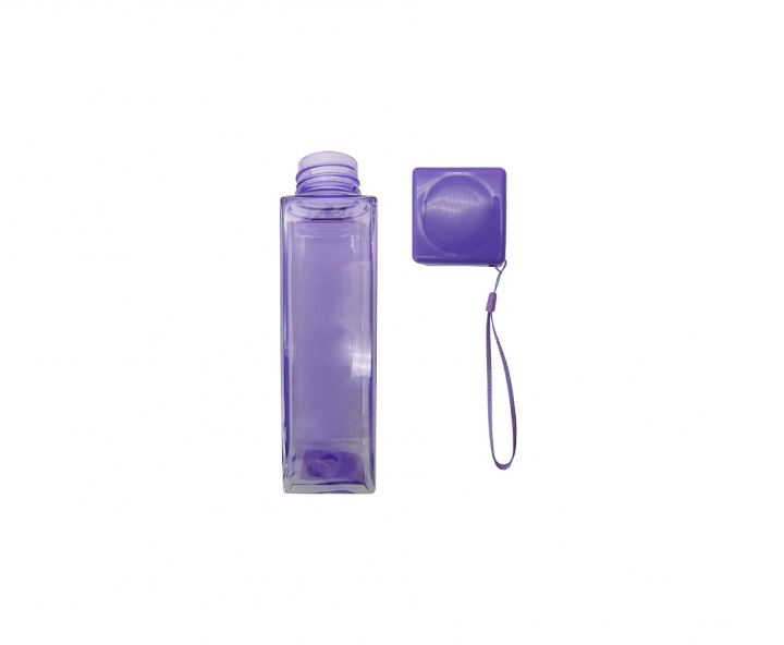 HOPPY CUADRADO (500ML) TRANSP./PURPURA