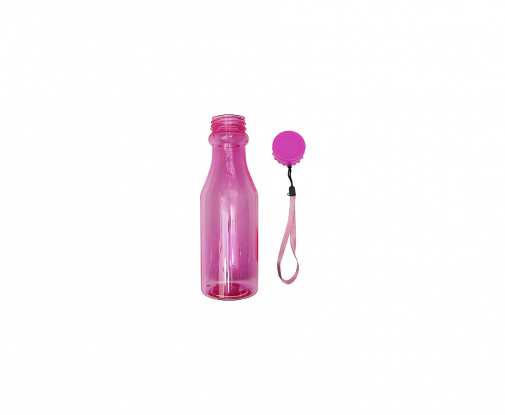 HOPPY PLASTICO (500ML) TRANSP./ROSADO