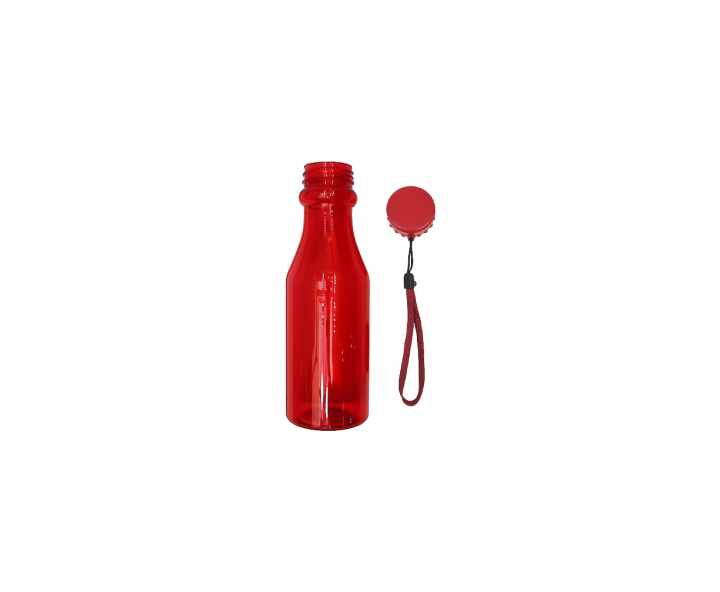 HOPPY PLASTICO (500ML) TRANSP./ROJO