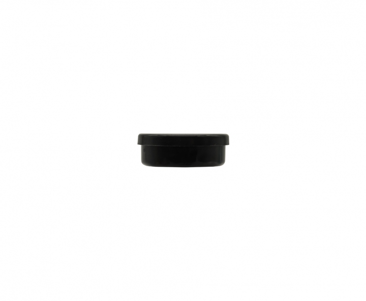 ENVASE PLASTICO CIRCULAR 10P (40ML) NEGRO