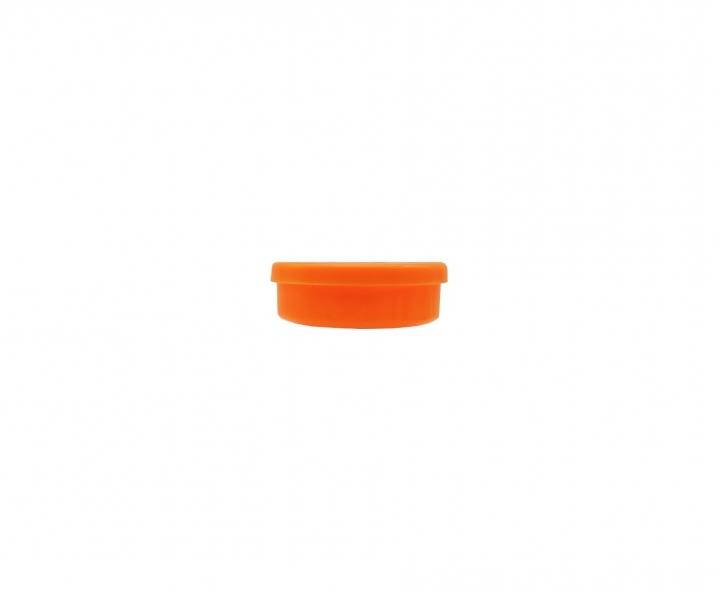 ENVASE PLASTICO CIRCULAR 10P (40ML) NARANJA