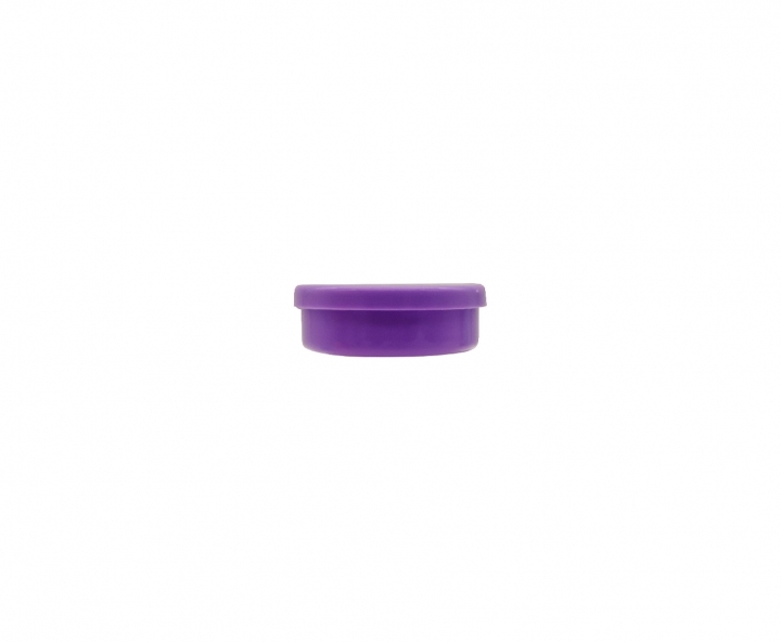 ENVASE PLASTICO CIRCULAR 10P (40ML) PURPURA