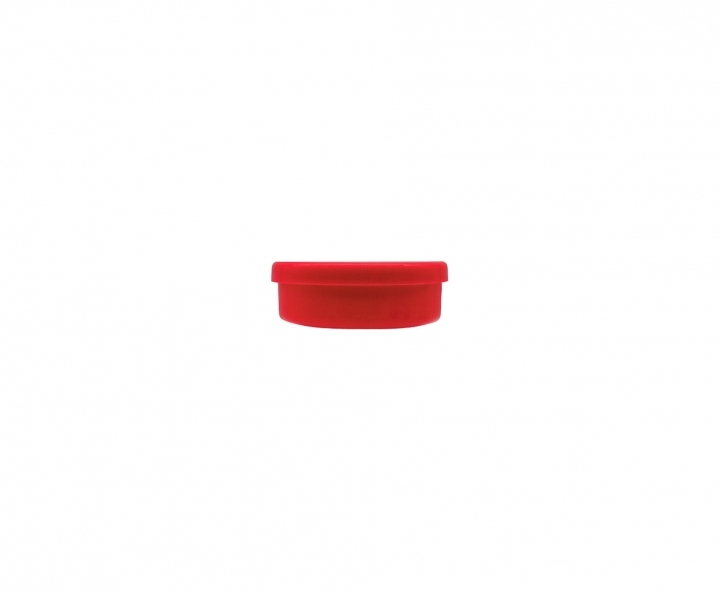ENVASE PLASTICO CIRCULAR 10P (40ML) ROJO