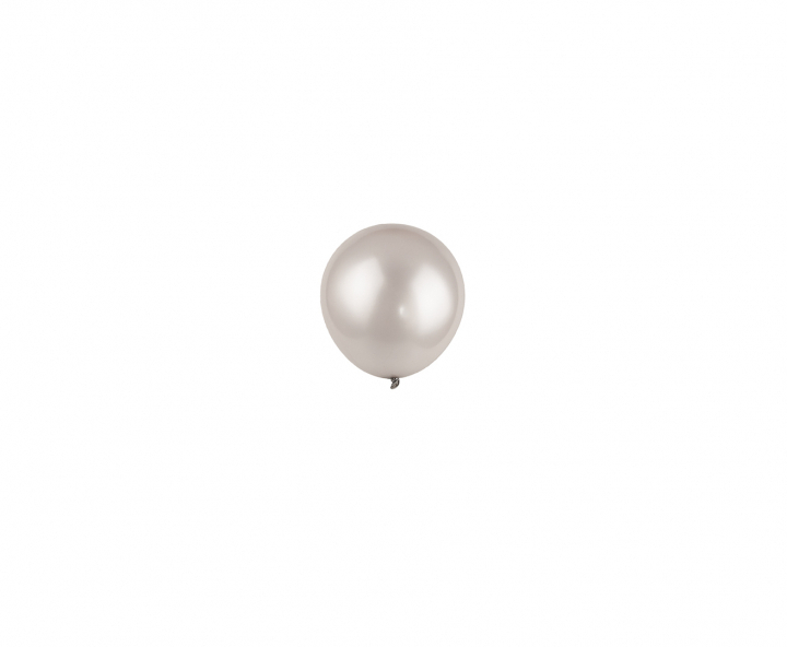 GLOBO LATEX N 5 50P PLATEADO