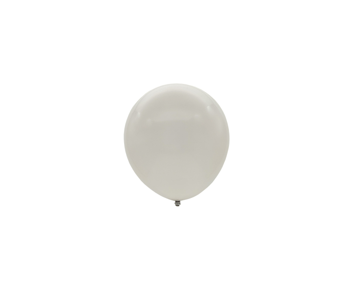GLOBO LATEX Nro.9 BASIC 50P PLATEADO S23