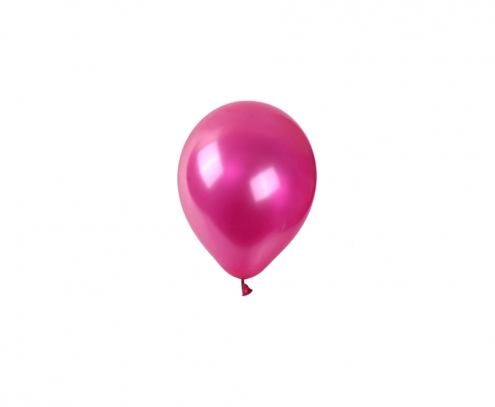 GLOBOS LATEX METALIZADO 25P FUCSIA