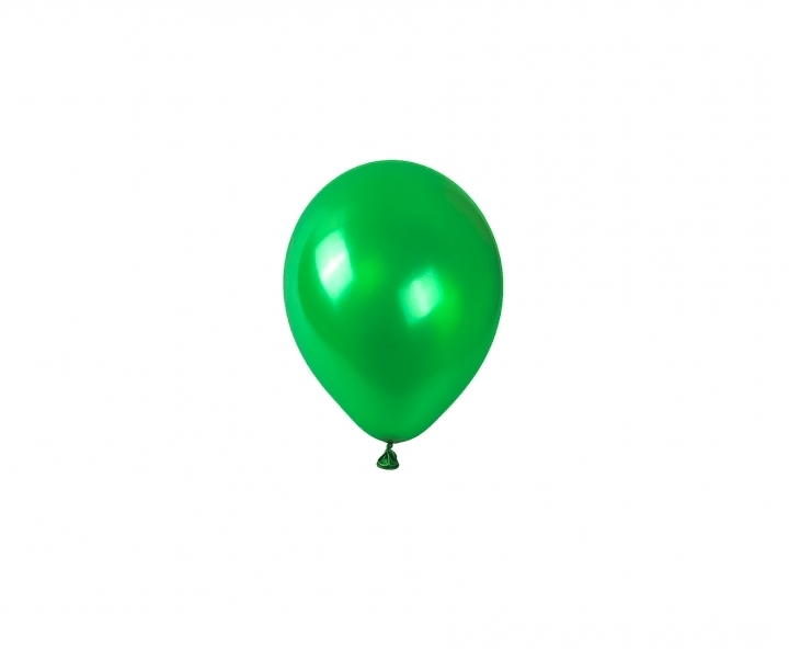 GLOBOS LATEX METALIZADO 25P VERDE