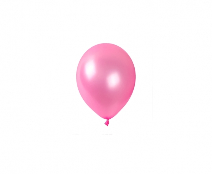GLOBOS LATEX METALIZADO 25P ROSADO