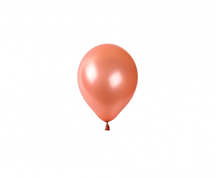 GLOBOS LATEX METALIZADO 25P ROSA DORADO