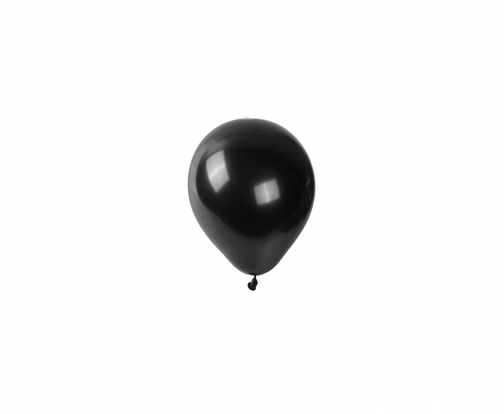 GLOBOS LATEX METALIZADO 25P NEGRO