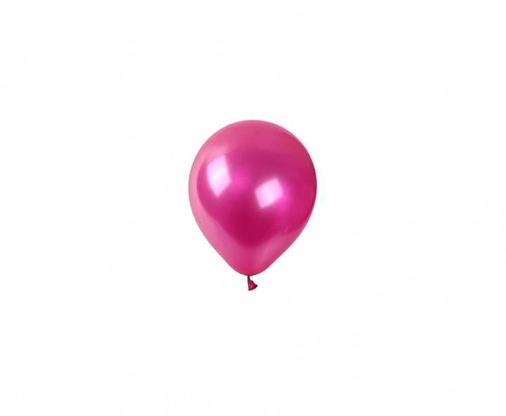 GLOBOS LATEX METALIZADO 25P FUCSIA