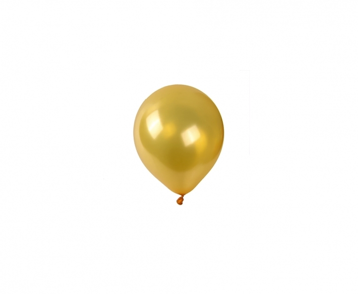 GLOBOS LATEX METALIZADO 25P DORADO