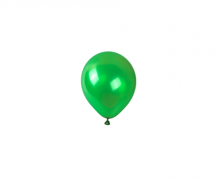 GLOBOS LATEX METALIZADO 25P VERDE