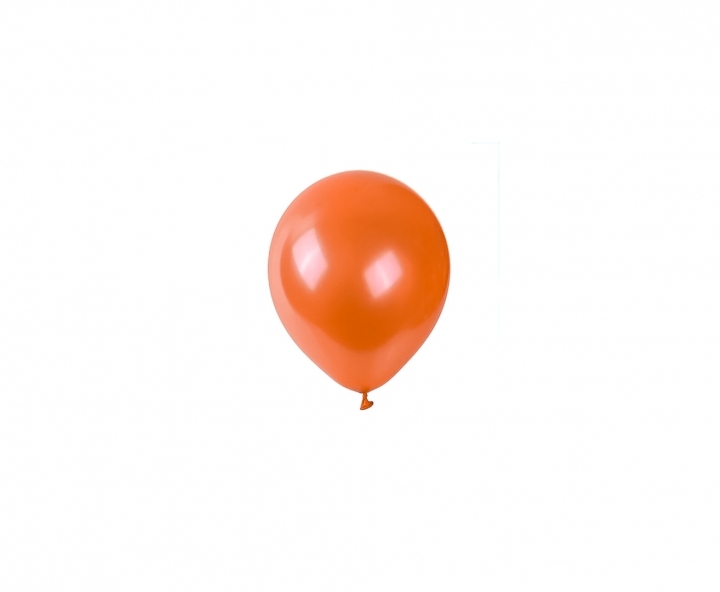GLOBOS LATEX METALIZADO 25P NARANJA