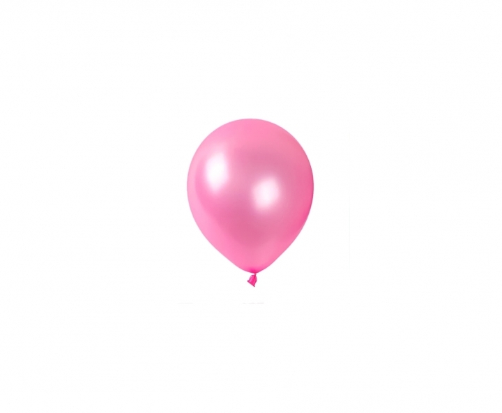 GLOBOS LATEX METALIZADO 25P ROSADO