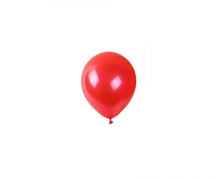 GLOBOS LATEX METALIZADO 25P ROJO