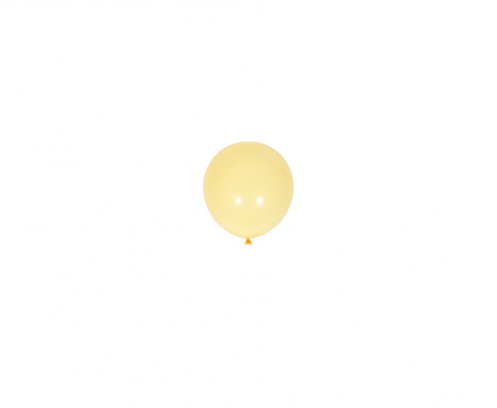 GLOBO LATEX Nro 5 50P AMARILLO PASTEL