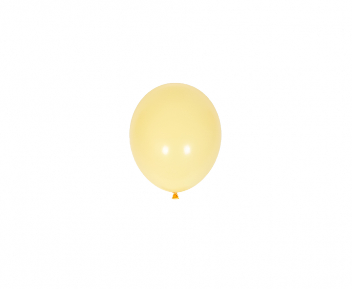 GLOBO LATEX Nº 7 50P AMARILLO PASTEL