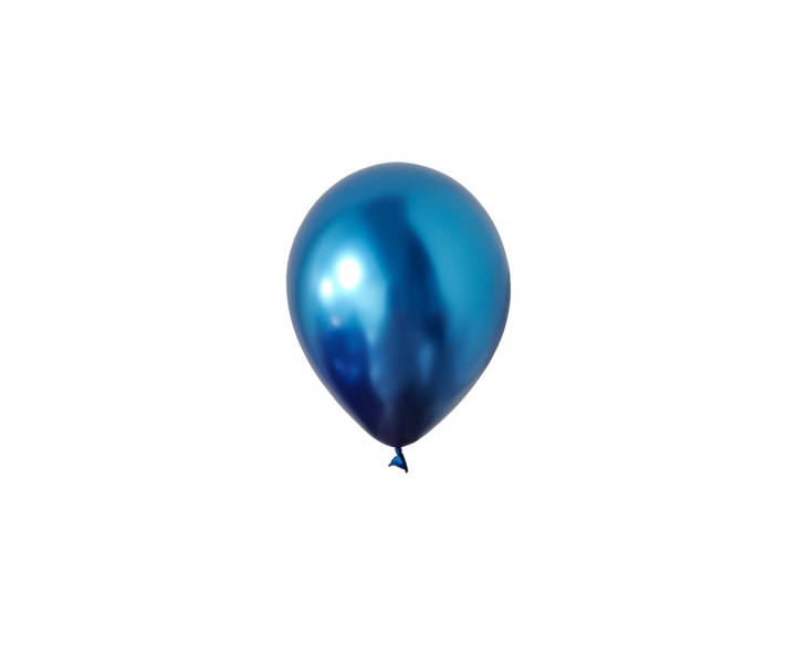 GLOBOS LATEX METALIZADO 12P AZUL
