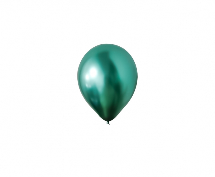GLOBOS LATEX METALIZADO 12P VERDE