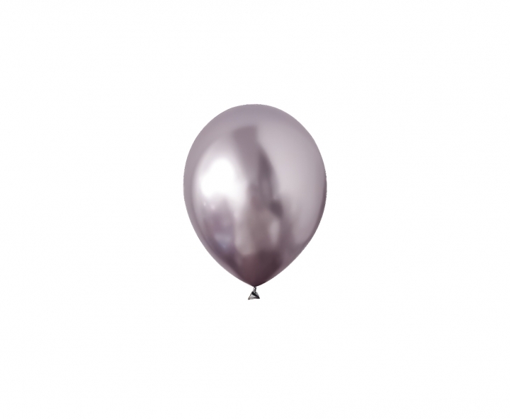 GLOBOS LATEX METALIZADO 12P ROSADO