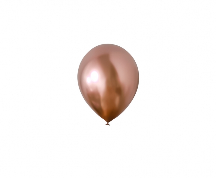 GLOBOS LATEX METALIZADO 12P ROSA DORADO