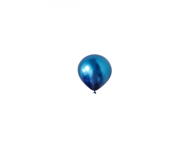 GLOBOS LATEX METALIZADO 25P AZUL