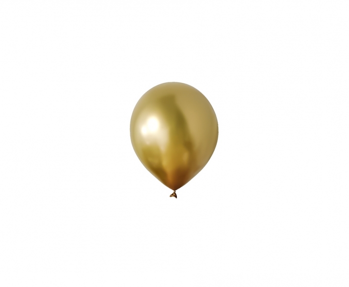 GLOBOS LATEX Nº7 METALIZADO 25P DORADO