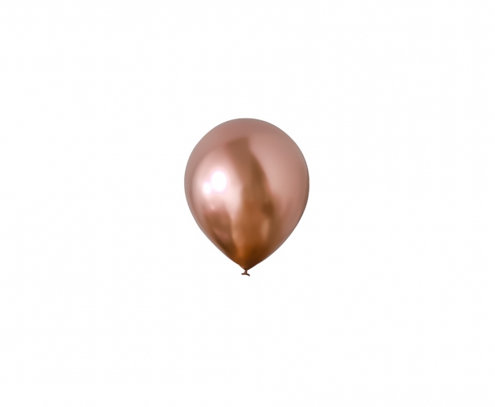 GLOBOS LATEX METALIZADO 25P ROSA DORADO
