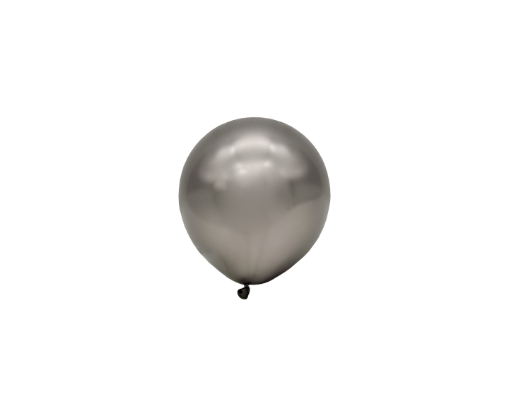 GLOBOS LATEX Nro.9 METALIZADO 25P NEGRO