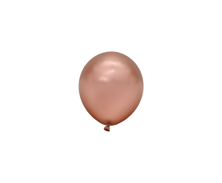 GLOBOS LATEX Nro.9 METALIZADO 25P ROSA DORADO