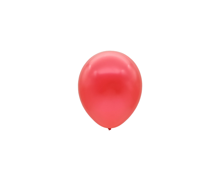 GLOBO LATEX Nro.9 PEARL 50P ROJO P17
