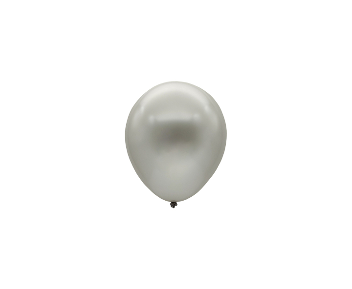 GLOBO LATEX Nro.9 PEARL 50P PLATEADO P02