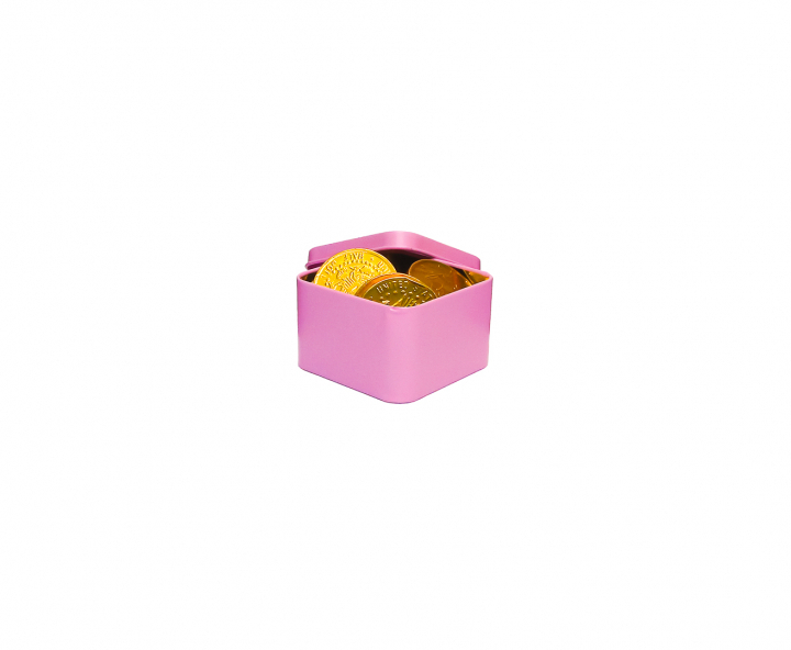 LATA CUADRADO 10P (6.5X4) ROSADO