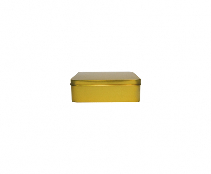 LATA RECTANGULAR 4P (12.5X4X9.5) DORADO
