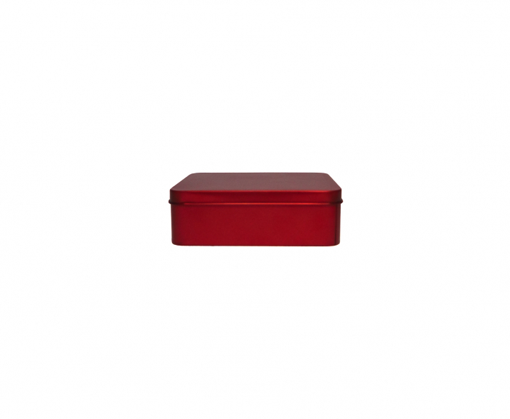 LATA RECTANGULAR 4P (12.5X4X9.5) ROJO