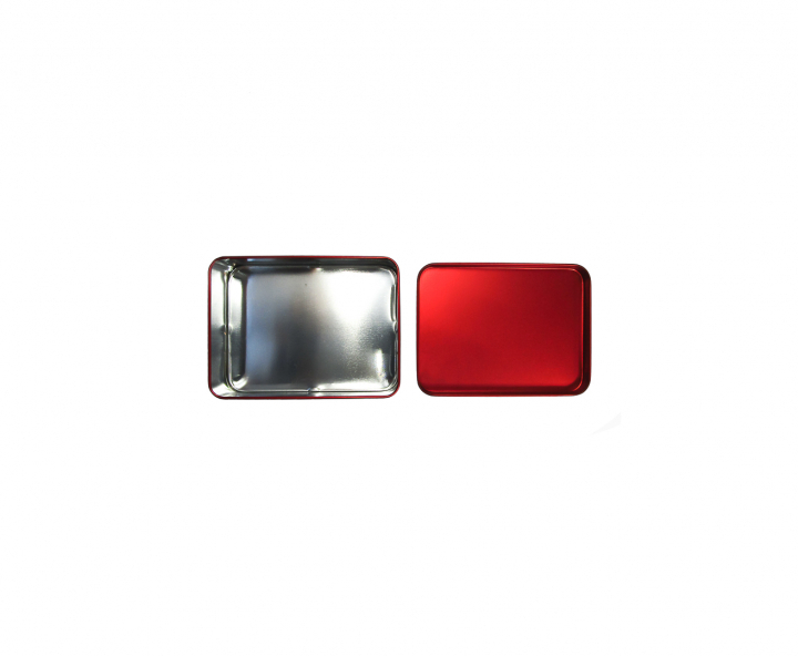 LATA RECTANGULAR 4P (12.5X4X9.5) ROJO