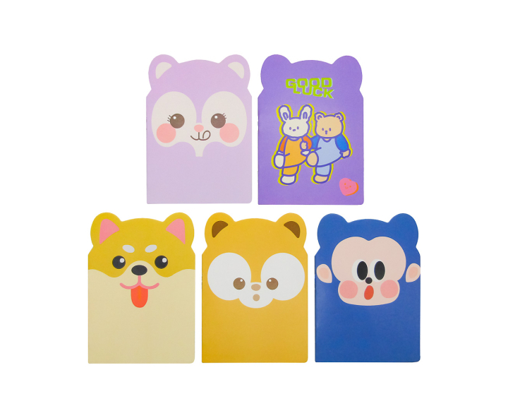 ANOTADOR ANIMAL 4P (8.5X12CM) 16 HOJAS