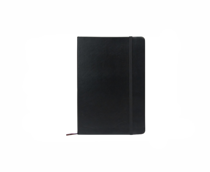ANOTADOR LISO (14X21) NEGRO 80 HOJAS