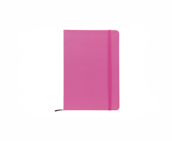 ANOTADOR LISO (14X21) ROSADO 80 HOJAS