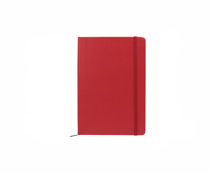 ANOTADOR LISO (14X21) ROJO 80 HOJAS
