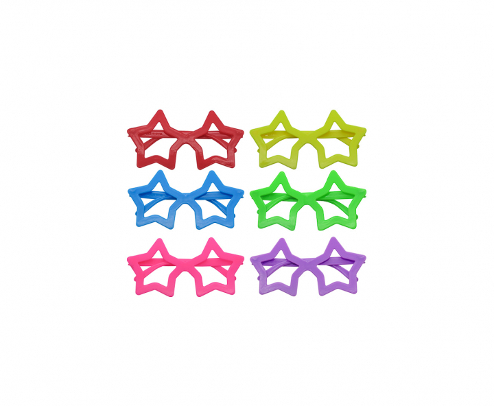 LENTE ESTRELLA 12P COLORES