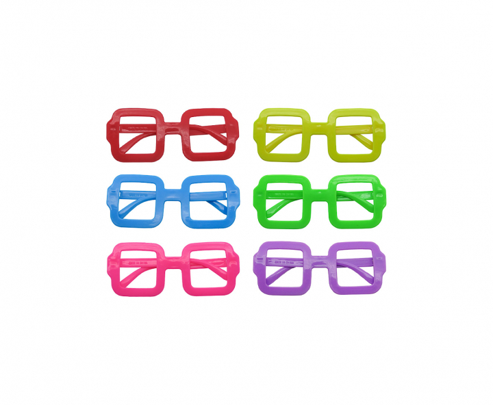 LENTE CUADRADO 12P COLORES