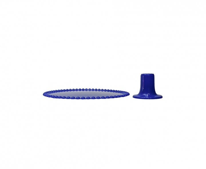 BANDEJA PLASTICA C/ BASE (25X8CM) AZUL